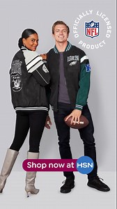 25% off! Show your team spirit with this Officially Licensed NFL Jacket! Exclusive design, perfect for mid-season!  Restrictions apply. See offer. | HSN | Facebook
