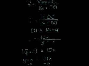 Biochemistry I Michaelis Menten Problem 3