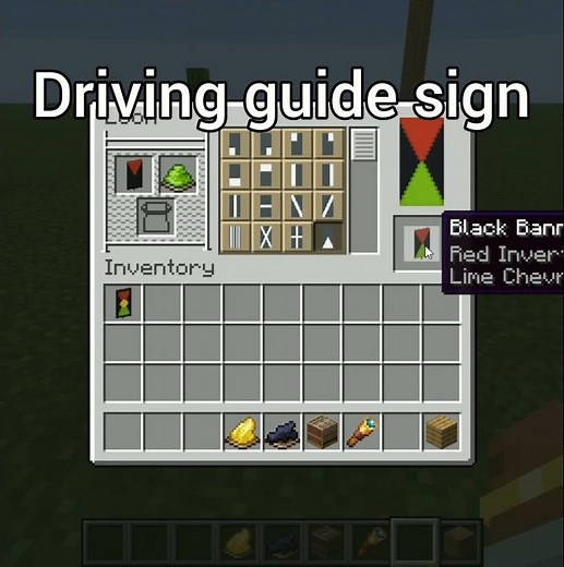 Tutorial on How to Make a Traffic Light Sign #minecraft #shorts #short