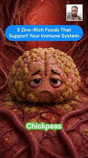 Your Immune System Needs Zinc - Eat These 5 Foods! #facts #health #shortsfeed #shorts
