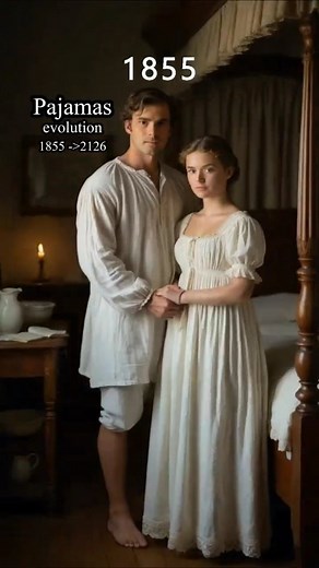 41K views · 462 reactions | Pajamas evolution from 1855 to 2126 ❤️ follow @evotimelab #evolution #timelapse #usa #pajamas #historyusa #fashion #moda #history #dream | Evolution Time | Facebook