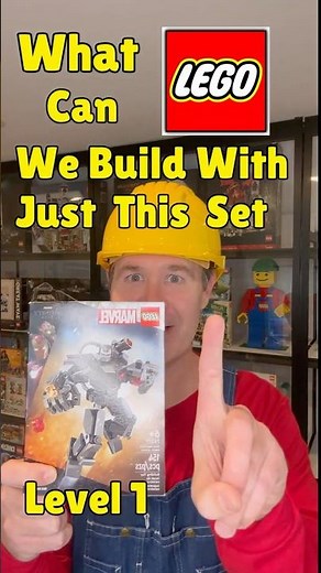 What Lego Can We Create from just using Marvel War Machine Mech Armor 76277 #legomarvel #shorts