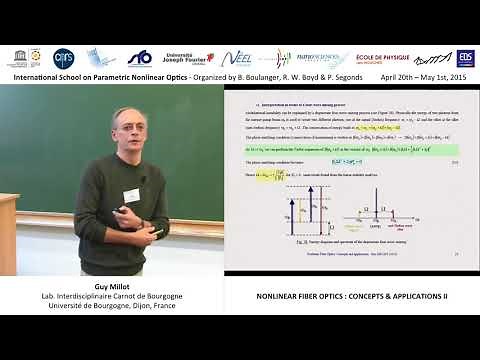 7/44 Nonlinear fiber optics concepts and applications II