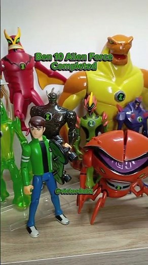 Ben 10 Alien Force Completed Alien Collection Bandai