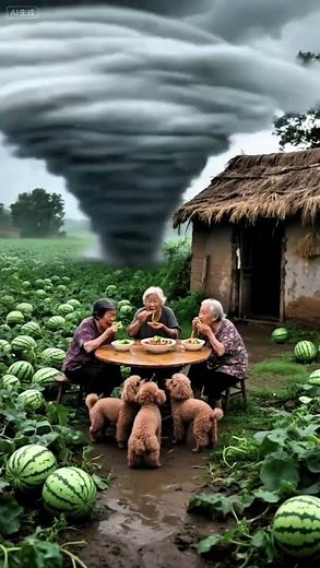 Mưa bão thế này ruộng hỏng hết , năm nay lại khổ rồi bà ơi #scenery #villagelife #travel