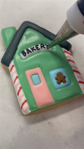Every Village needs a Bakery! Find all 5 Christmas Village cutters on sale on www.flourbox.com! | The Flour Box