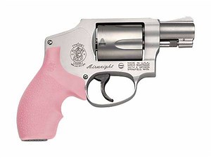 Smith & Wesson Model 642 38 Special  P 1.88in Barrel 5 Rounds Pink Grips