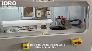 welding video of capsule filter welder-30 inch capsule | Indro filter machine