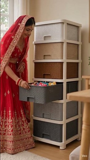 🗄️ 6 Layer Storage Drawer | Space Saving Plastic Organizer | Home Storage Solution