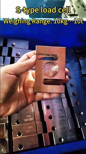 S-Type Load Cell, designed for tension and compression measurement#STypeLoadCell #LoadCell
