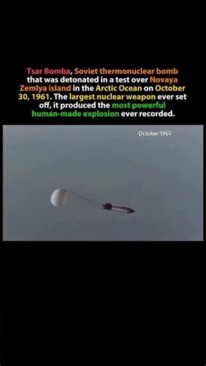 The Largest Explosion Humans Have Ever Created