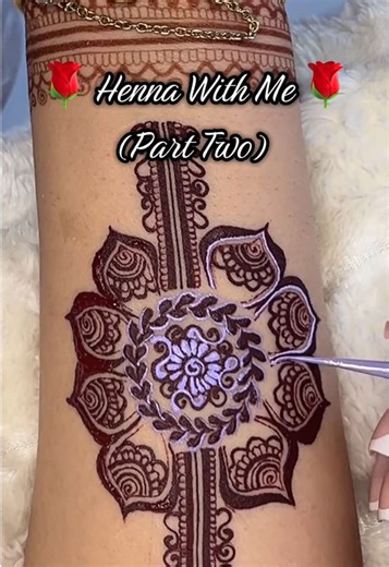 Henna With Me: Body Art Techniques in Maroon and Purple