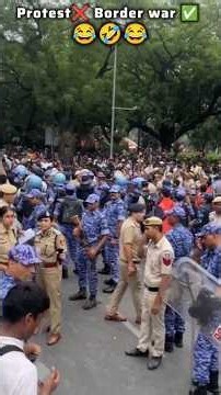 😂 Delhi Government vs Protesters Is Absolute Cinema #funny #genz #comedy #memes #seojunprajapati