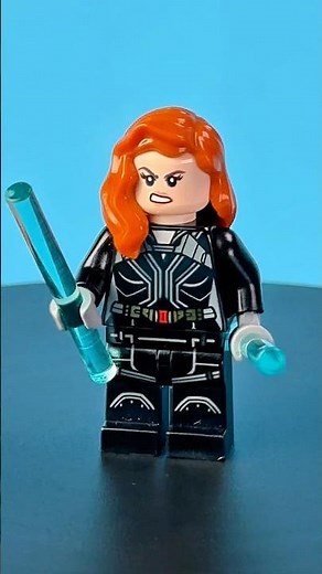 Black Widow’s Stealth Suit & Dual Batons! LEGO 76162 Minifigure #BlackWidow #Thunderbolts
