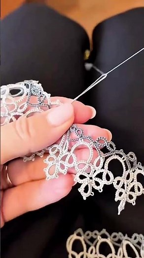 #tattingdesign #weaving #tatting #frivolite