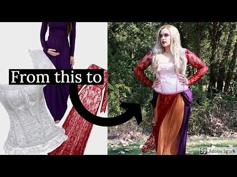 DIY NO SEW SARAH SANDERSON COSTUME | Hocus Pocus Costume Tutorial