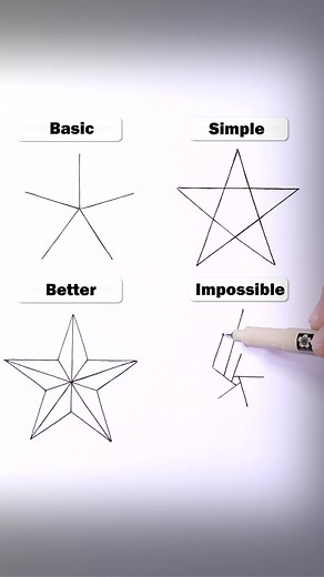 Draw Stars! #easy #drawing #art #tutorial #howtodraw #star #3d | drawing tutorial
