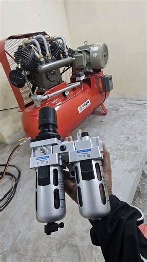 FRL Fitting Installation on WREN Air Compressor | Clean Air, Better Performance #teamwren