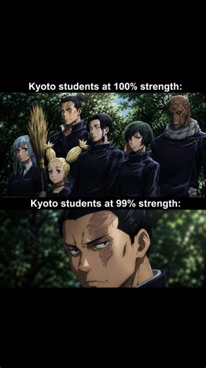 🔥 Kyoto Students at 100% vs 99% Strength 😂 | JJK Meme Edit | #jjk