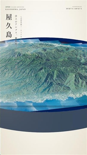 九州最高峰1936mを抱く洋上のアルプス！太古の巨木と水の森「屋久島」 #Shorts #屋久島 #世界自然遺産