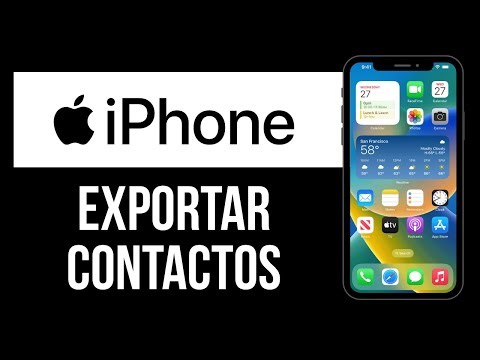 Cómo exportar contactos de iPhone