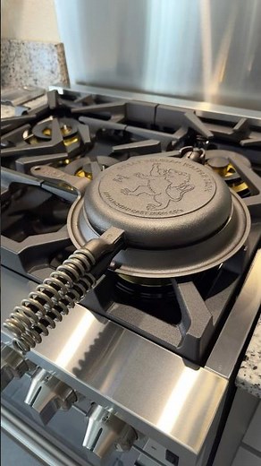 Appalachian Cast Iron Co: Great Belgian Waffle Iron #castironcookware #waffles