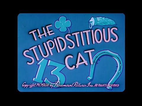 Paramount Noveltoon Cartoons - "The Stupidstitous Cat" (1947) Full Cartoon [1080p HD]