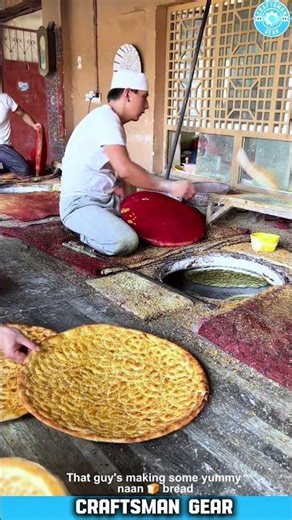Skilled Craftsman Baking DOZENS of Flatbread Using a DEEP Underground Oven 🤩