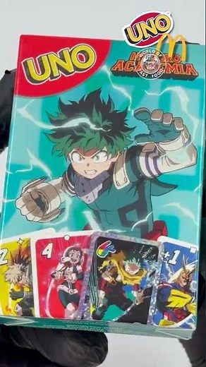 I Found My Hero Academia UNO at McDonald's 🤯