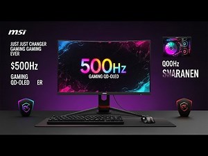 MSI Just Changed Gaming Forever. This 500Hz QD-OLED Is Insane.