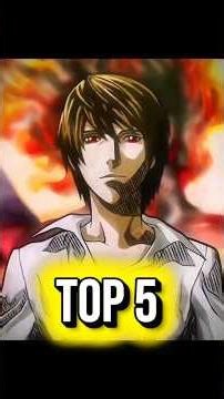 Anime के Top 5 Masterminds 🧠🔥 #anime #animebattle #rrhistory
