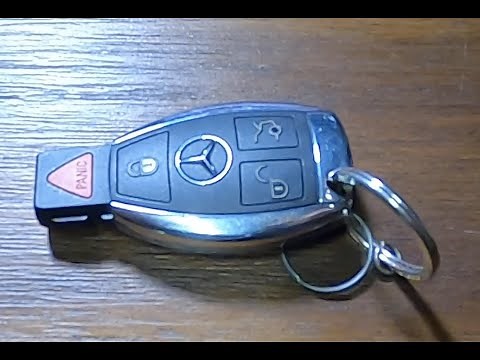 Mercedes key battery change - (cambio de bateria llave Mercedes Benz)