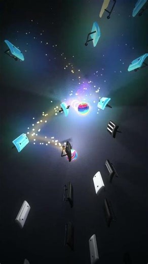 Don’t Blink 👀|| Blank Marble Music || #satisfying #music #beatsync