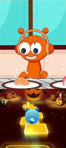 😨 Sprunki Gray Fast Hands! ⚡🔥 Incredible Speed | Tiles Hop Edit #shorts