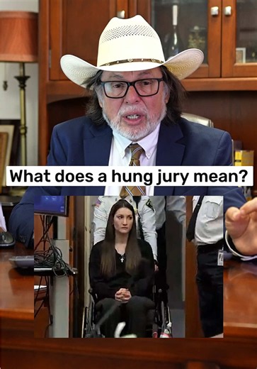 What does a hung jury mean? ⚖️ It means the jurors couldn’t reach the agreement required for a verdict. The defendant has not been found guilty but they haven’t been acquitted either. The judge may declare a mistrial, and prosecutors may choose to try the case again. A hung jury doesn’t necessarily mean the case is over. Would you give the prosecution another chance? #lindseyclancy #lindseyclancytrial #criminaldefense #criminallaw