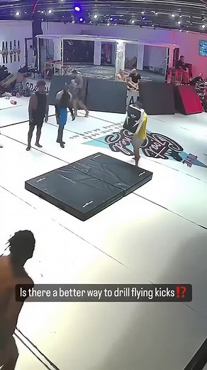 Reel created from [Flying Kick Drills] | Karate Combat