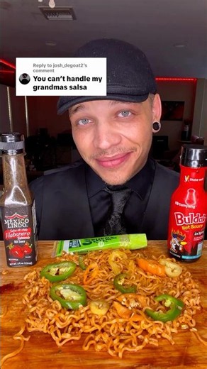 3 Pepper Buldak Noodles With Wasabi