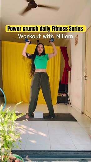 Power crunch | daily Fitness Series | core workout | Niilam suthaar