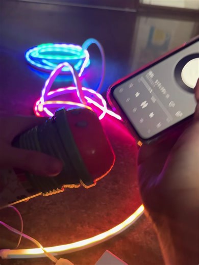 音楽モード！スタート！ #ネオンライト #ライト #音声連動 #LEDライト #間接照明 #雰囲気作り #USB #LED #部屋作り