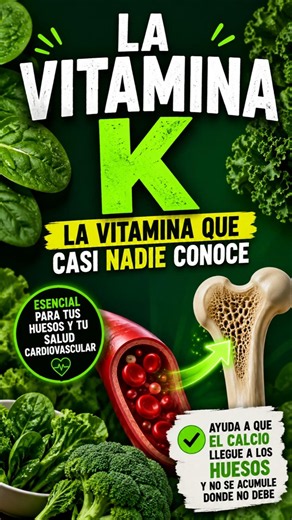 VITAMINA K: IMPORTANTE Y OLVIDADA #salud #medicina #alimentossanos #sabiasque
