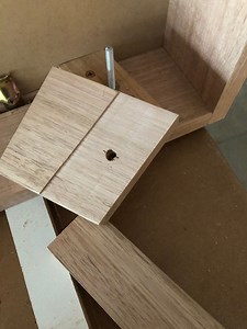 Portable small work table, 900mm long x 450mm wide