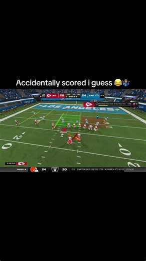 Accidental Touchdown Gameplay in Madden