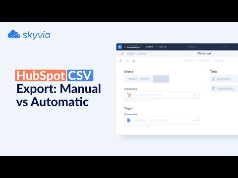 How to Export HubSpot Data to CSV: Manual vs Automatic