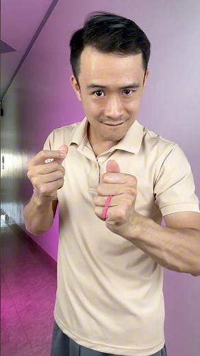 Jumping Hair Tie Magic Trick!
