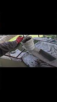POV - Chimney Professional apply base coat to Chimney 🔥