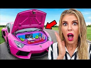 WE SPENT 24 HOURS INSIDE SECRET ROOMS! | Rebecca Zamolo