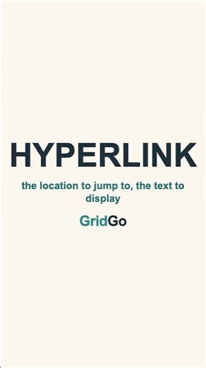 Excel HYPERLINK Function: Show Custom Text for a Link