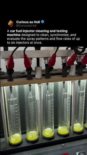 High Speed Fuel Injector Testing in Action ⚙️