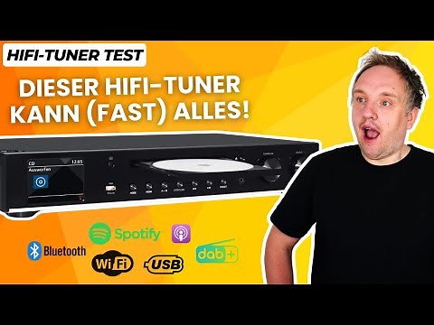Moderner HiFi-Tuner mit DAB+, WLAN, Internetradio & Spotify (TechniSat Digitradio 143 CD V3 Test)