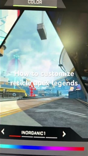 How to customize reticle apex legends